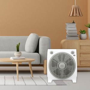 Ανεμιστήρας Box Fan PRBF-80452 Primo12'' 30cm Λευκός / Γκρι  Μικροσυσκευές