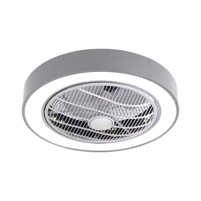 Ανεμιστήρας Οροφής PRCF-80670 Primo DC 19'' 48cm  με Τηλεχειριστήριο 1 Φως LED Λευκός - Γκρι 