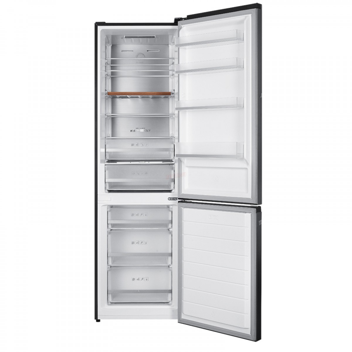 Ψυγειοκαταψύκτης No Frost Eskimo ES RBF380C200INX 377Lt Inox Οικιακές Συσκευές