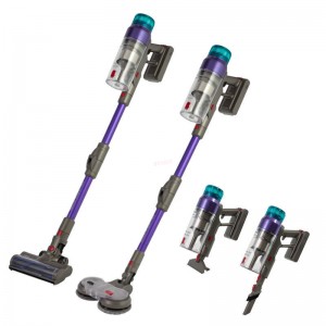 Σκούπα Επαναφορτιζόμενη PRVC-40507 Primo Apollo Aqua Flex 3σε1 29.6V BLDC Μοτέρ Γκρι-Μωβ Ηλεκτρικές Σκούπες