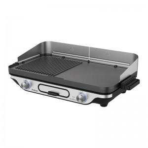 Μπάρμπεκιου PRBQ-40498 Primo Επιτραπέζιο 2400W με Κάλυμμα Αέρα 52.2X30.4εκ. Μαύρο/Inox Μικροσυσκευές