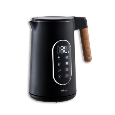 Βραστήρας Primo PRCK-40495 1.7lt 2200W Ανοξείδωτος Cool touch Μαύρος /Wooden