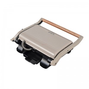 Τοστιέρα Panini PRPT-40493 Primo Αντικολλητικές Πλάκες 1000W Wooden-Γκρι Μικροσυσκευές