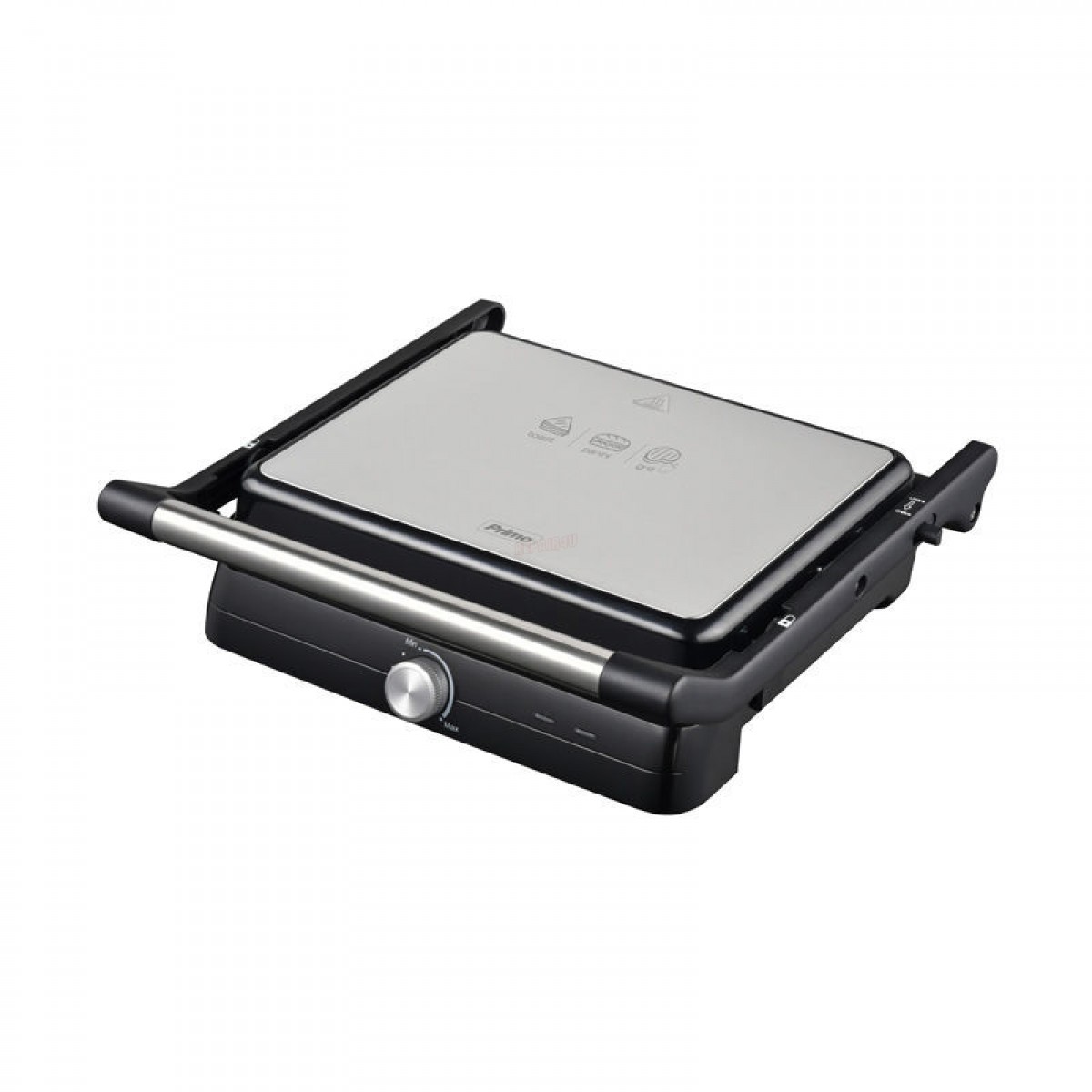 Τοστιέρα Panini PRPG-40494 Primo Κεραμικές Πλάκες "Marble" 2000W Μαύρη-Inox Μικροσυσκευές