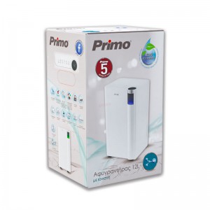 Αφυγραντήρας PRDH-45017i Primo 12lt Ηλεκτρονικός R290 με Χρωματική Ένδειξη Υγρασίας & Ιονιστή Λευκός Οικιακές Συσκευές
