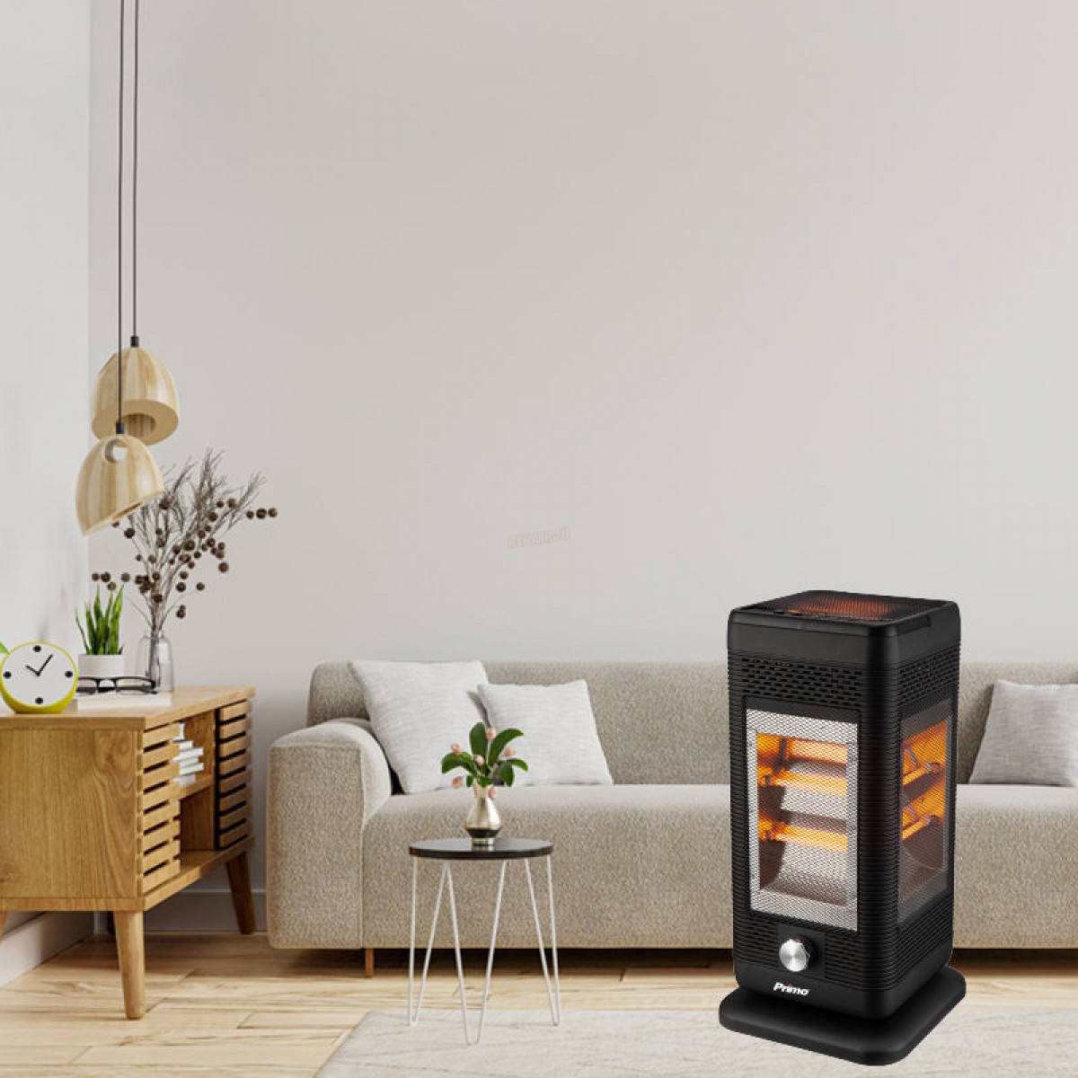 Θερμάστρα Χαλαζία PRQH-81118 Primo 2000W Μαύρη Μικροσυσκευές
