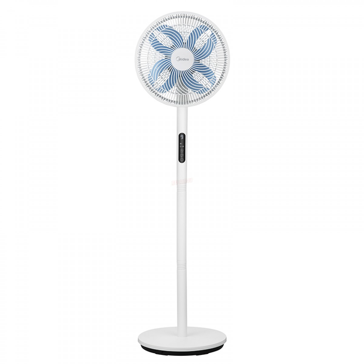 Ανεμιστήρας Ορθοστάτης 30cm Midea MFS302RDDW 30W με Τηλεχειριστήριο Λευκός  Μικροσυσκευές