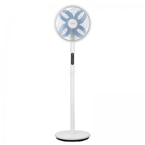 Ανεμιστήρας Ορθοστάτης 30cm Midea MFS302RDDW 30W με Τηλεχειριστήριο Λευκός  Μικροσυσκευές