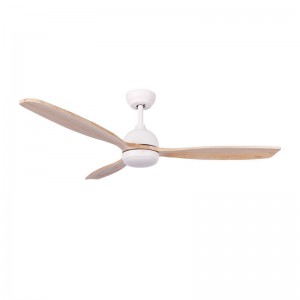 Ανεμιστήρας Οροφής PRCF-80667 Primo 52'' 132cm με Τηλεχειριστήριο 1Φως LED 3 Φτερά Λευκός με 3 Ξύλινα Φτερά Μικροσυσκευές