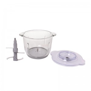 Πολυκόπτης Primo PRFC-40486 με Γυάλινο Μπωλ 2lt 500W Inox - Γκρι  Μικροσυσκευές