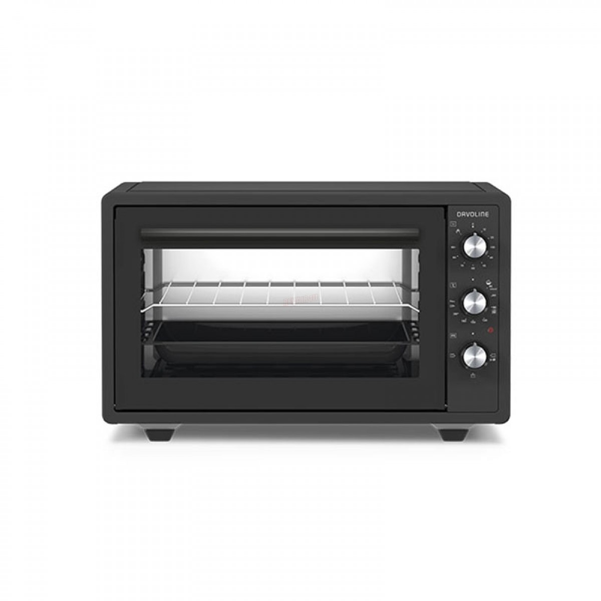Ηλεκτρικό Φουρνάκι Davoline URBAN CHEF 3700 BL Χωρίς Εστίες Μαύρο Οικιακές Συσκευές