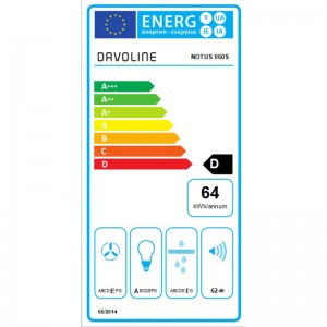 Απορροφητήρας Εντοιχιζόμενος Davoline Notus 060 S 60cm Inox Οικιακές Συσκευές