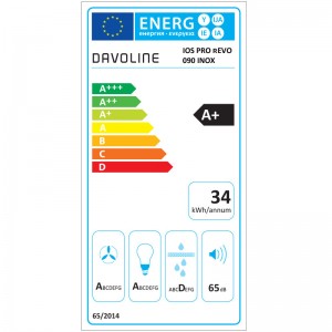 Απορροφητήρας Συρόμενος Davoline Ios Pro Revo 90cm Inox Οικιακές Συσκευές