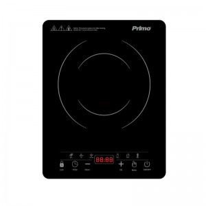 Επαγωγική Εστία Μονή PRIC-40300 Primo 2000W με Πάνελ Αφής 28Χ35εκ. Γυάλινη Μαύρη Μικροσυσκευές