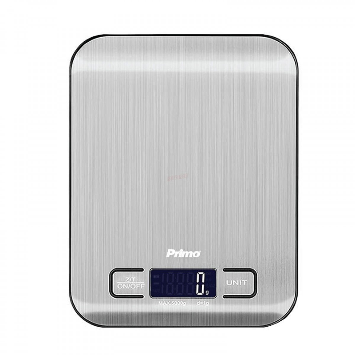 Ζυγαριά Κουζίνας PRKS-40469 Primo Ψηφιακή 5Kg-1g Φωτιζόμενη Οθόνη Inox Μικροσυσκευές