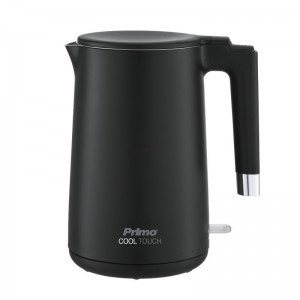 Βραστήρας Primo PRCK-40428 1.5lt 2200W Ανοξείδωτος Cool touch Μαύρος Μικροσυσκευές