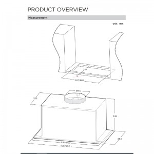 Απορροφητήρας Εντοιχιζόμενος Midea MCI606 52cm Inox Οικιακές Συσκευές