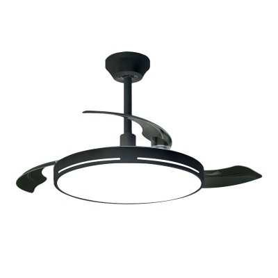 Ανεμιστήρας Οροφής PRCF-80681 Primo 42'' 106cm DC με Τηλεχειριστήριο 1 Φως LED Μαύρος με 3 Φτερά