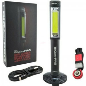 Φακός Εργασίας Επαναφορτιζόμενος Nebo 500lm Big Larry Pro NE6640 Ηλεκτρολογικός Εξοπλισμός