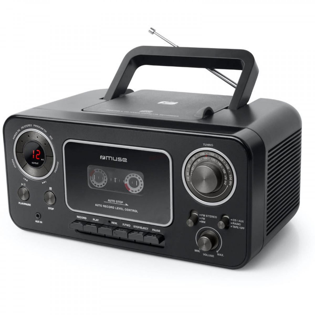 Ραδιόφωνο Cd-Player M-182RDC MUSE Μπαταρίας-Ρεύματος Ψηφιακό Μικροσυσκευές