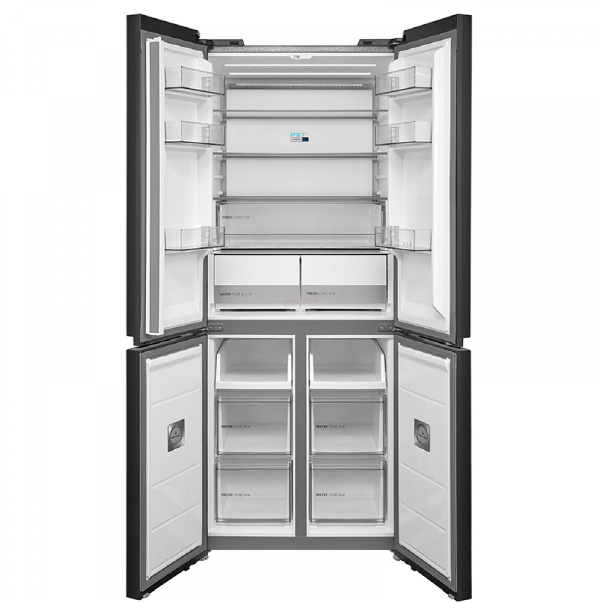 Ψυγείο Ντουλάπα Midea MDRM587BIE70 426lt Ανθρακί  Οικιακές Συσκευές