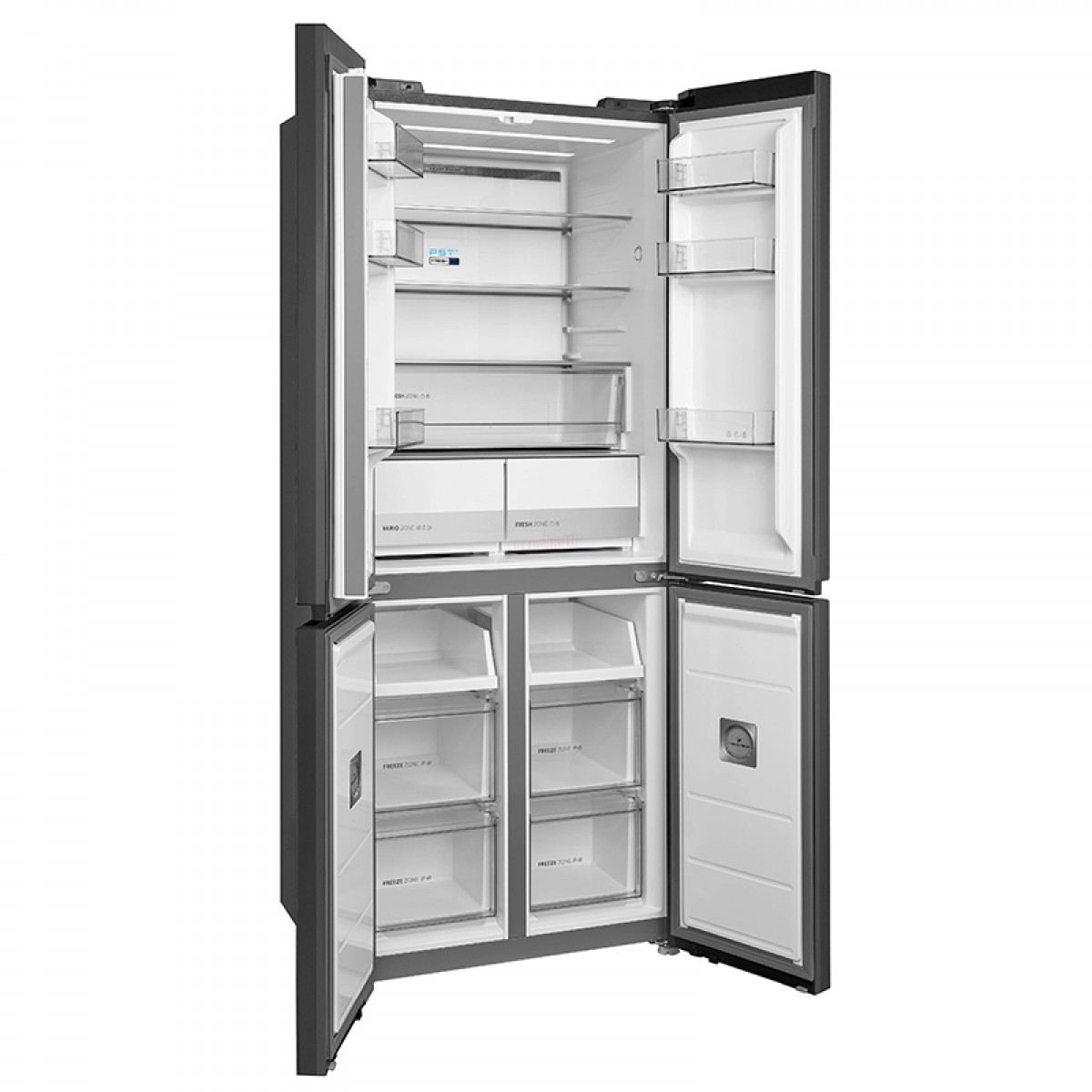 Ψυγείο Ντουλάπα Midea MDRM587BIE70 426lt Ανθρακί  Οικιακές Συσκευές