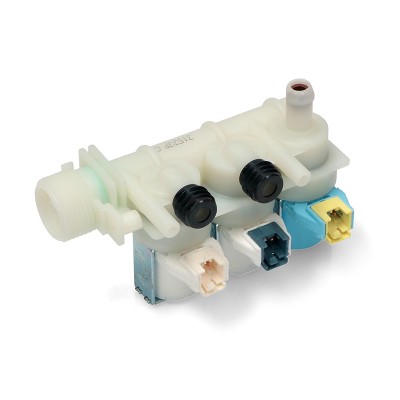 Βαλβίδα Πλυντηρίου Ariston - Indesit Τριπλή 12mm Γωνία με Φύσα C00110331