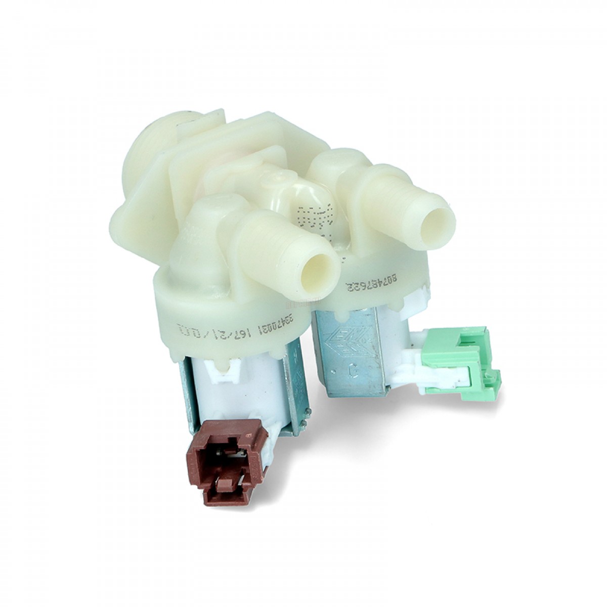 Βαλβίδα Πλυντηρίου Zanussi Διπλή 12-14mm Ευθεία 8074876221 Original Ανταλλακτικά