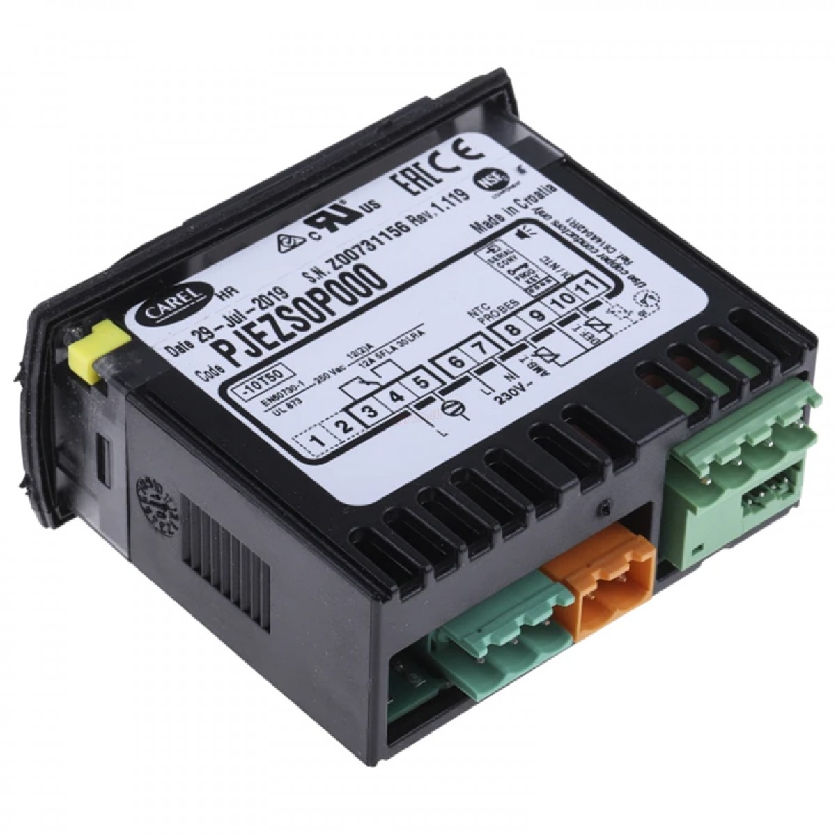 Ψηφιακός Θερμοστάτης 230V PJEZS0P000 CAREL Original  