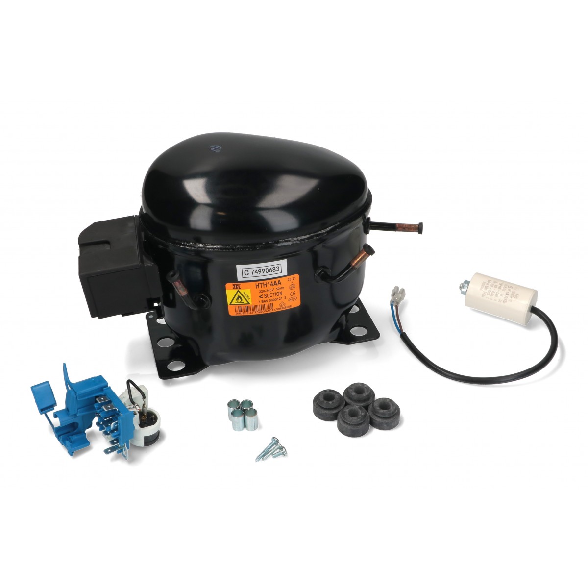 Συμπιεστής Ψυγείου ZEL HTH14AA R600 LBP 14,0CC Ανταλλακτικά