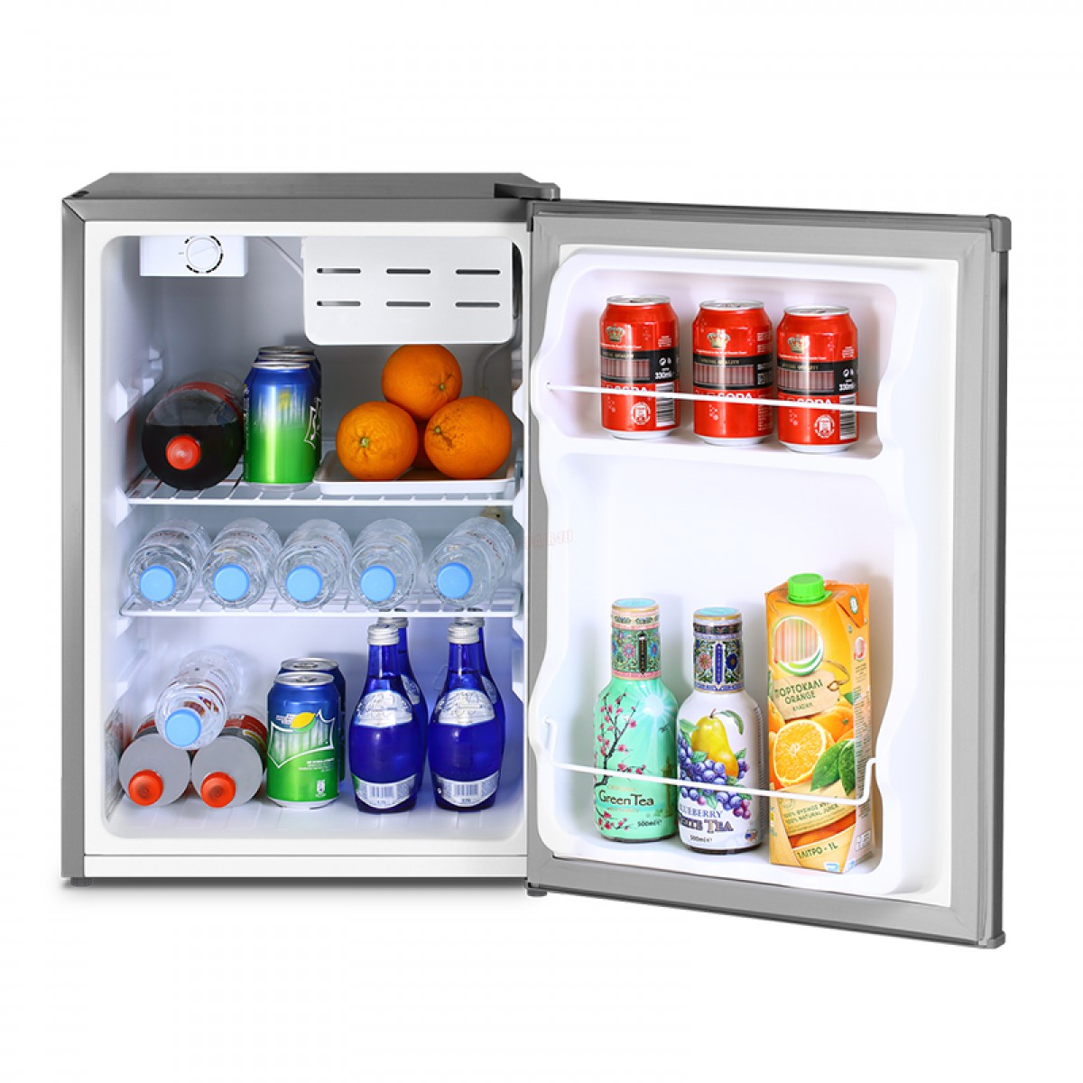 Ψυγείο Μονόπορτο Στατικό Inventor MP630SE 66lt Inox Οικιακές Συσκευές