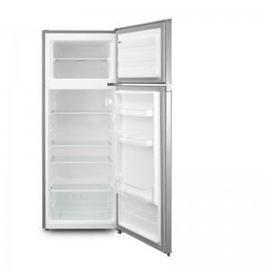 Ψυγείο Δίπορτο Στατικό Inventor DP1430SEL 204lt Ασημί 