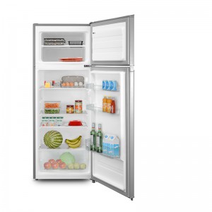 Ψυγείο Δίπορτο Στατικό Inventor DP1430SEL 204lt Ασημί 