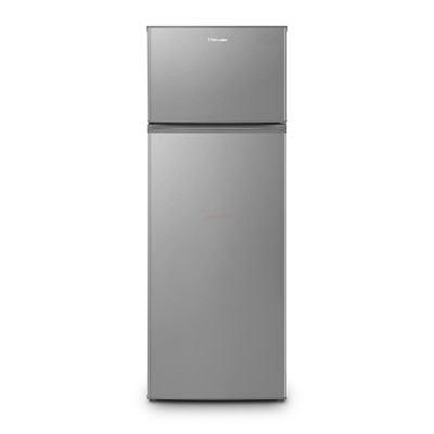 Ψυγείο Δίπορτο Στατικό Inventor DP1590SE 235lt Ασημί