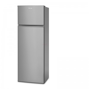 Ψυγείο Δίπορτο Στατικό Inventor DP1590SE 235lt Ασημί Οικιακές Συσκευές