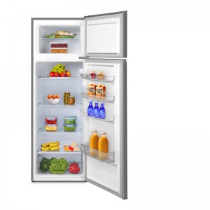 Ψυγείο Δίπορτο Στατικό Inventor DP1590SE 235lt Ασημί Οικιακές Συσκευές