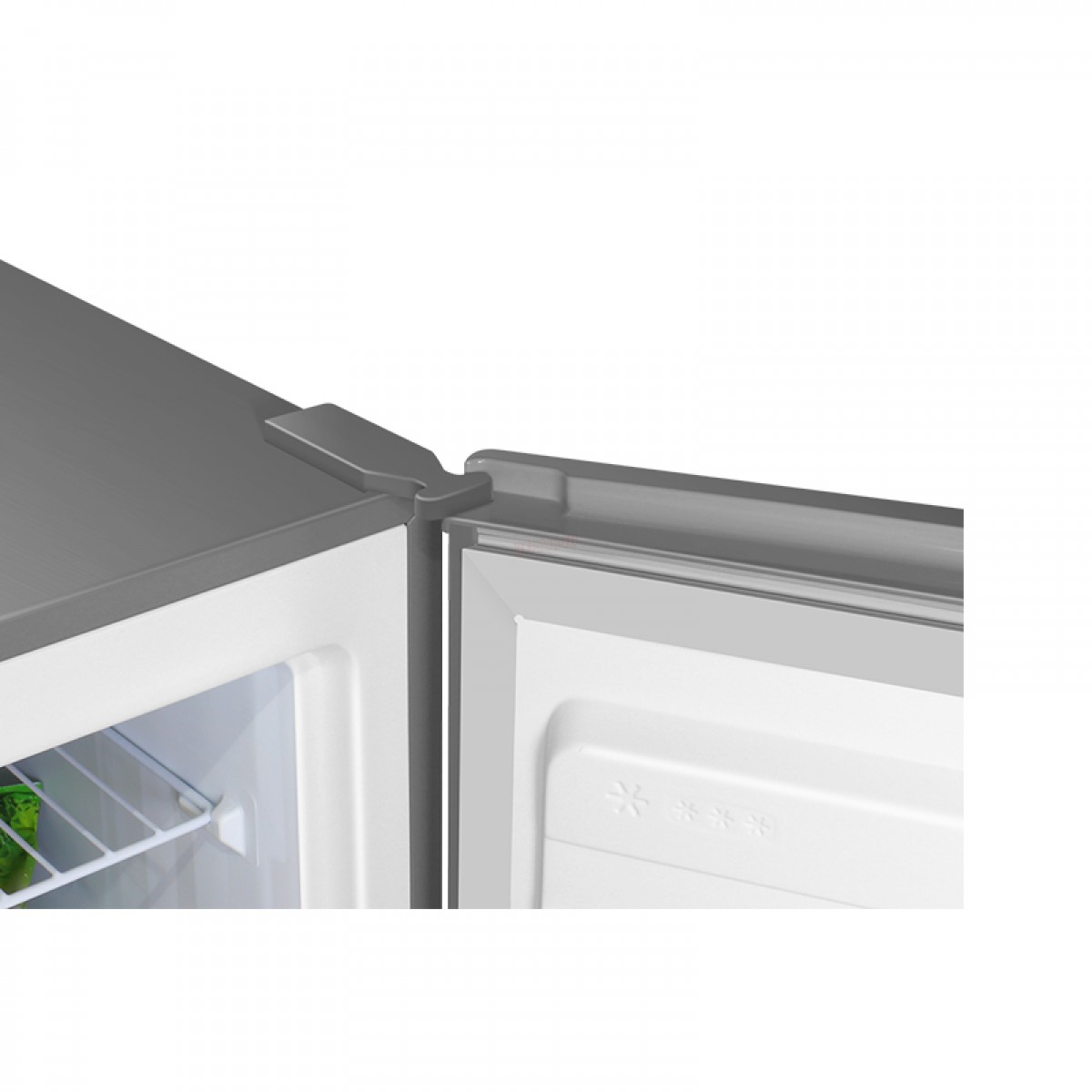 Ψυγείο Δίπορτο Στατικό Inventor DP1590SE 235lt Ασημί Οικιακές Συσκευές