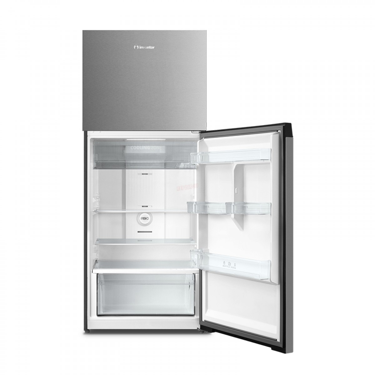 Ψυγείο Δίπορτο Total No Frost Inventor DP1770IN 413lt Inox 