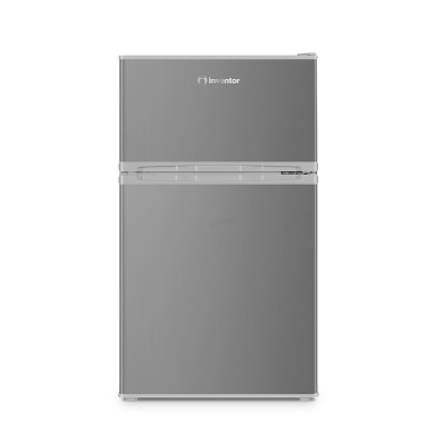 Ψυγείο Δίπορτο Στατικό Inventor DPC852LS 85lt Ασημί