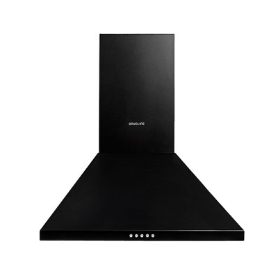 Απορροφητήρας Τζάκι Davoline Chester 060 BL 60cm Μαύρος 