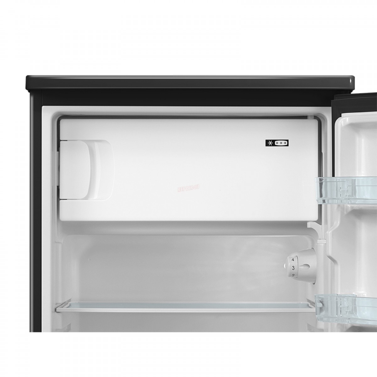 Ψυγείο Μονόπορτο Στατικό Inventor MP845BL 113lt Μαύρο Οικιακές Συσκευές