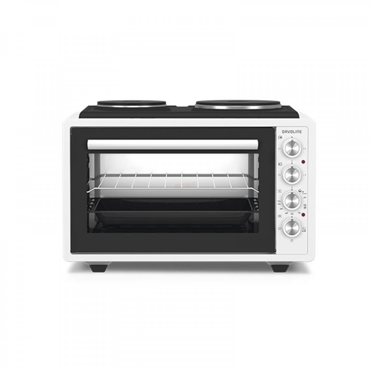 Ηλεκτρικό Φουρνάκι Davoline URBAN CHEF 3702 W με 3 Εστίες Λευκό Οικιακές Συσκευές