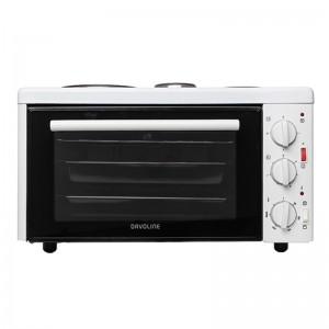 Ηλεκτρικό Φουρνάκι Davoline EC 450 CHEF WH με 3 Εστίες Λευκό Οικιακές Συσκευές