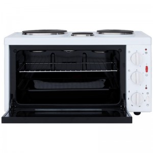 Ηλεκτρικό Φουρνάκι Davoline EC 450 CHEF WH με 3 Εστίες Λευκό Οικιακές Συσκευές