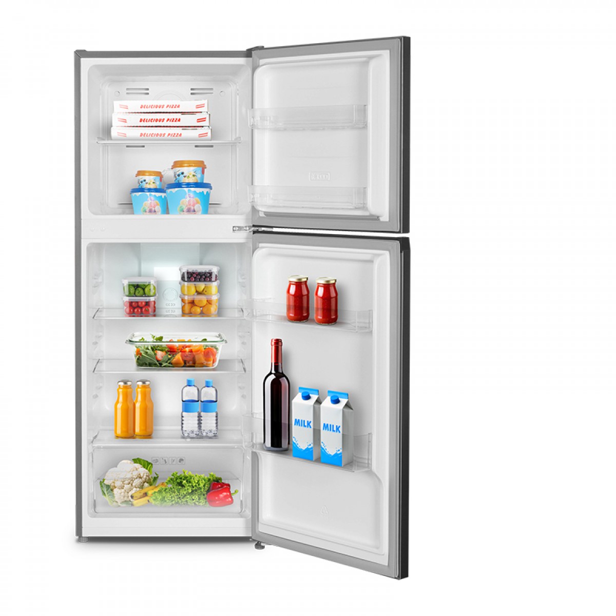 Ψυγείο Δίπορτο No Frost Inventor DPC143NFI 197lt Inox Οικιακές Συσκευές