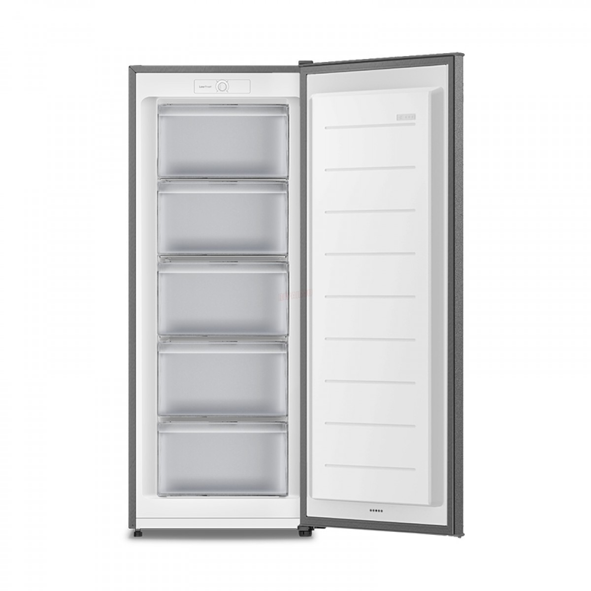 Καταψύκτης Κάθετος Inventor KFH-169MLF 169lt Σκούρο Γκρι 