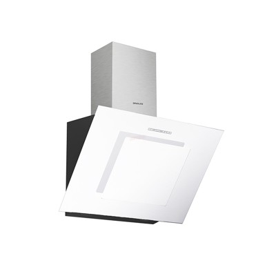 Απορροφητήρας Τζάκι Davoline Feel White Glass 60cm Λευκός