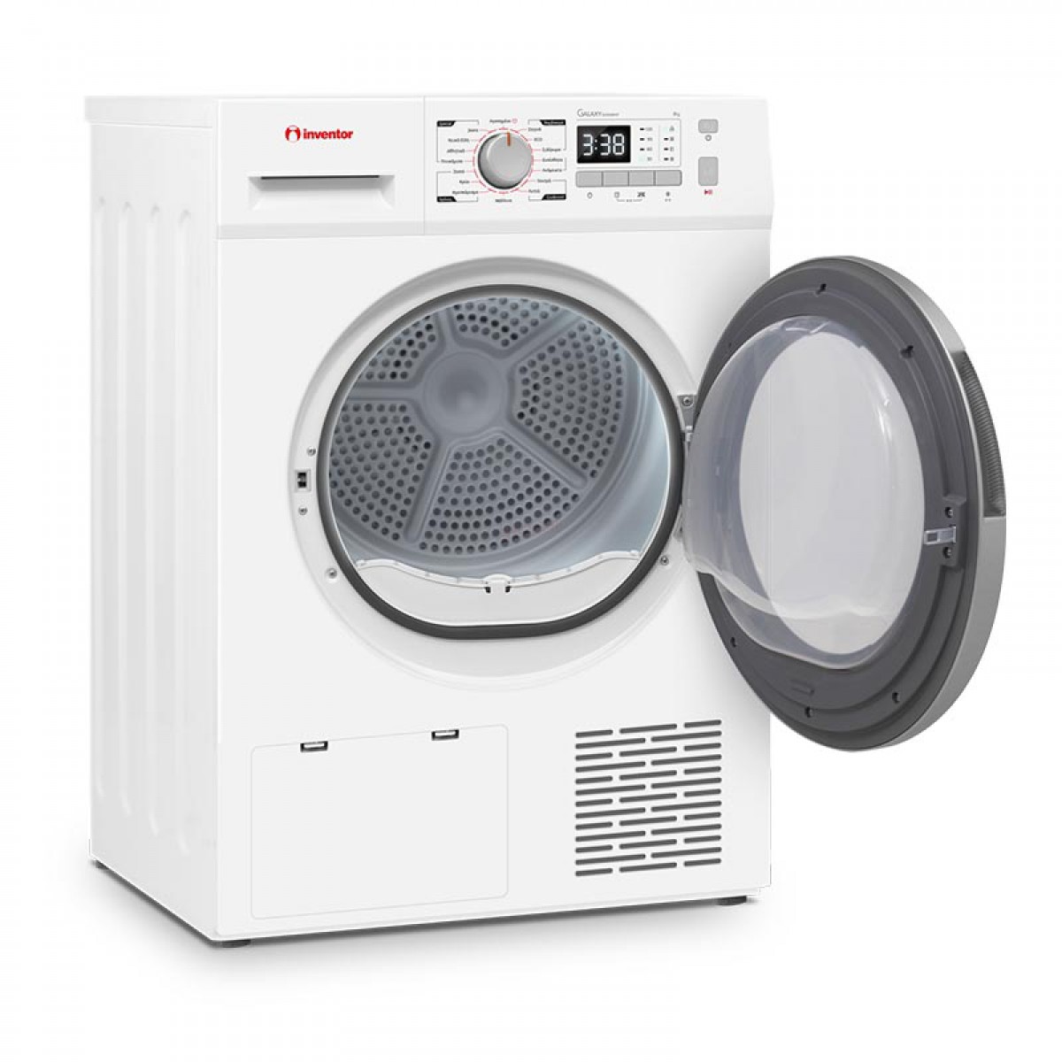 Στεγνωτήριο Ρούχων Inventor GXD082HP με Αντλία Θερμότητας 8kg Λευκό  Οικιακές Συσκευές