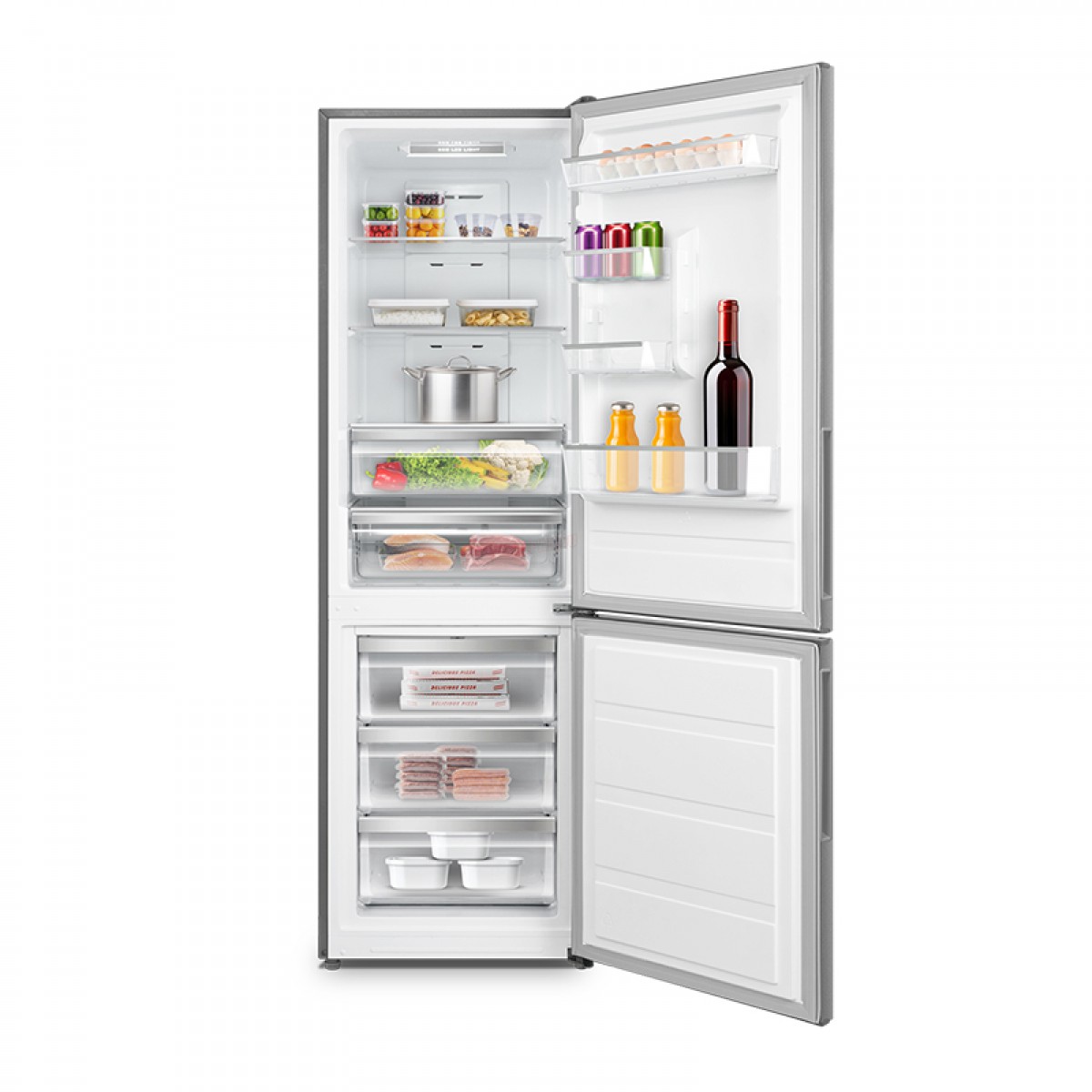 Ψυγειοκαταψύκτης Total No Frost Inventor PSD18860IN 310lt Inox Οικιακές Συσκευές