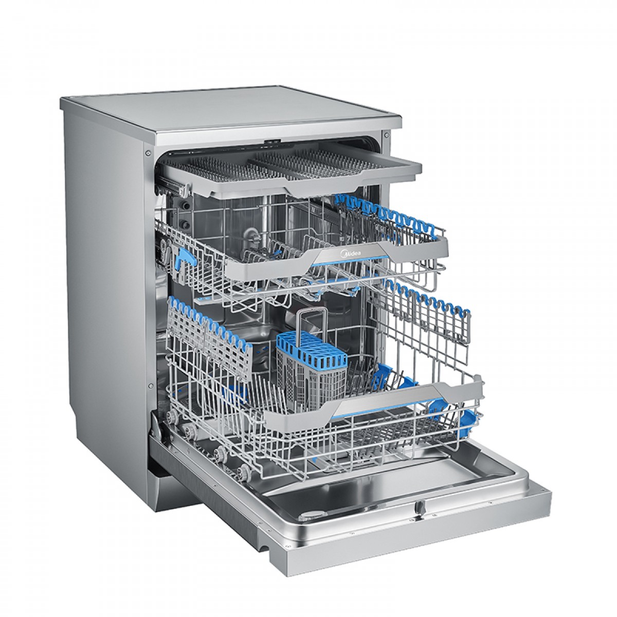 Πλυντήριο Πιάτων Midea MDWEF1433DSS-W Ελεύθερο 60cm Inox    Οικιακές Συσκευές
